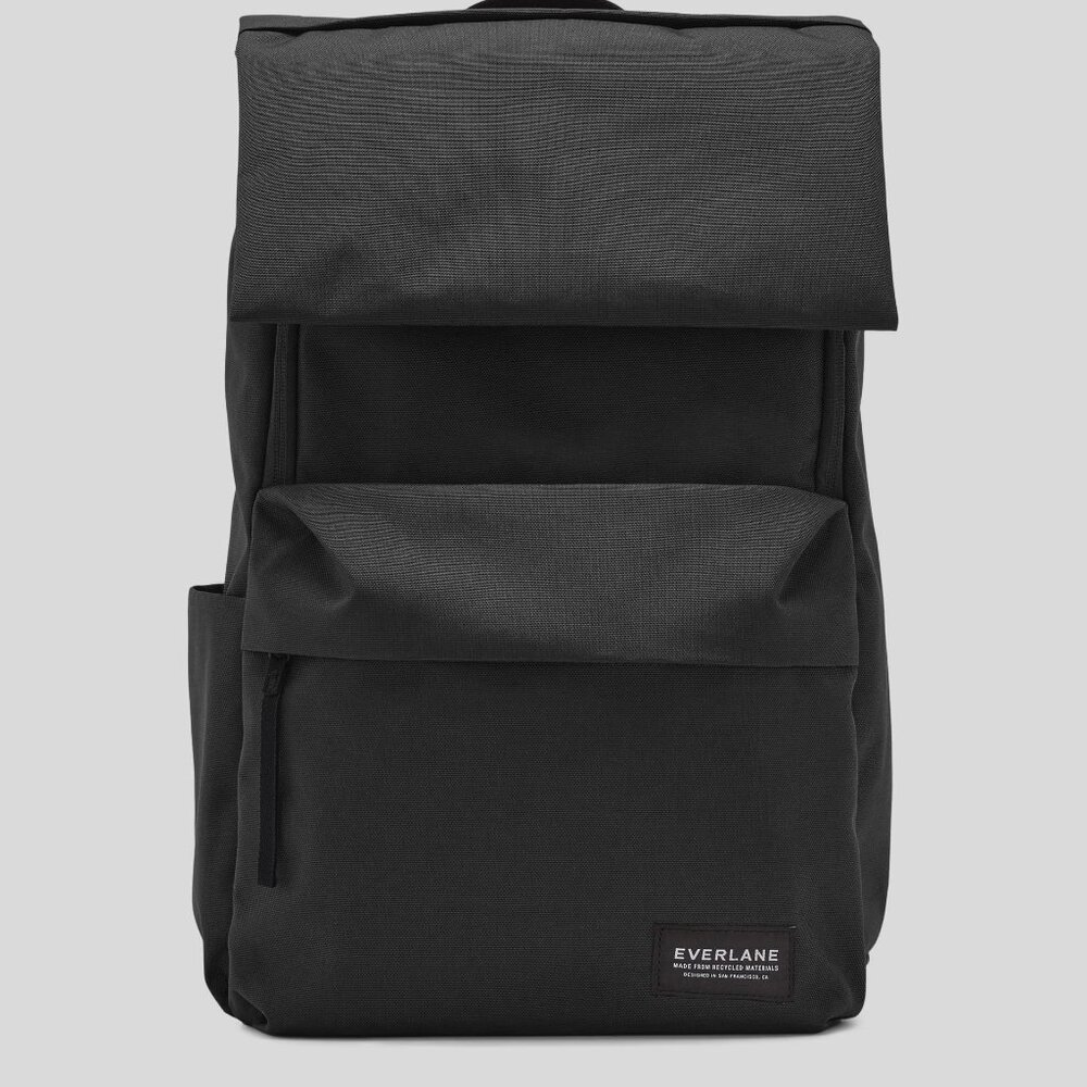 The ReNew Transit Backpack (with label) - Black